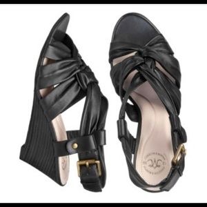 JOHNSTON MURPHY Maria Black Leather Sandals 8 Box